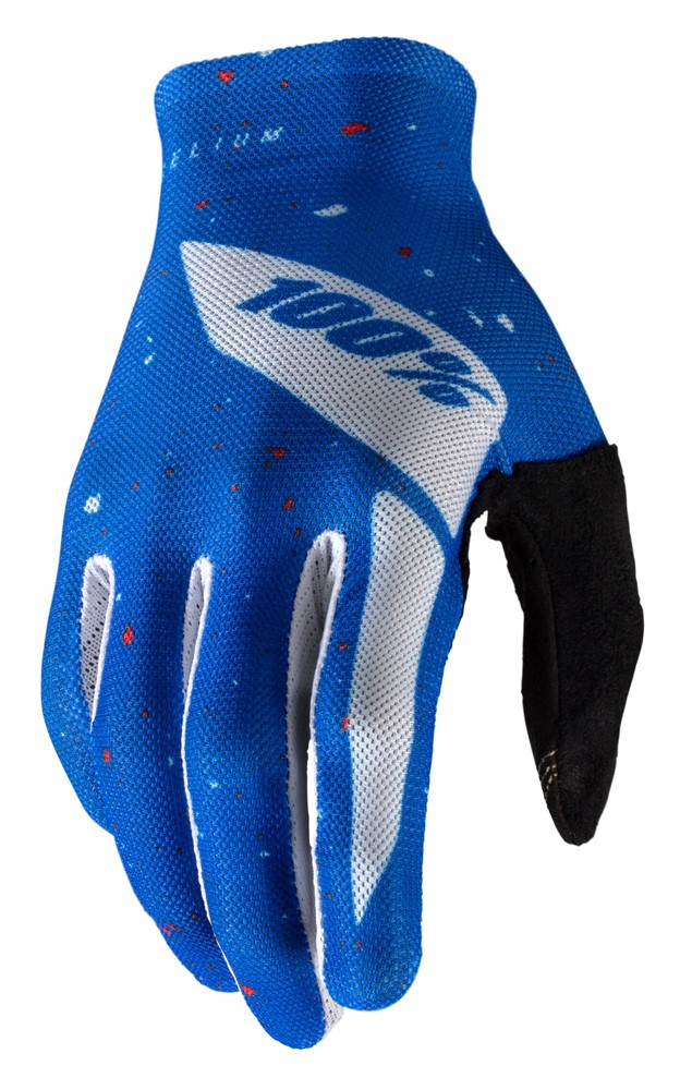 Rękawiczki 100% CELIUM Glove blue white roz. L (długość dłoni 193-200 mm) (DWZ)