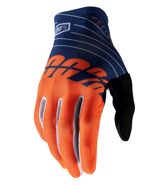 Rękawiczki 100% CELIUM Glove navy orange roz. L (długość dłoni 193-200 mm) (DWZ)