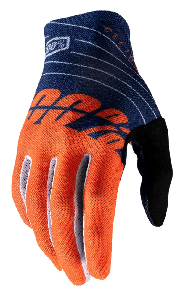 Rękawiczki 100% CELIUM Glove navy orange roz. L (długość dłoni 193-200 mm) (DWZ)
