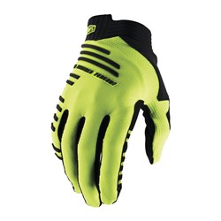 Rękawiczki 100% R-CORE Gloves Fluo Yellow - M (długość dłoni 187-193 mm) (NEW 2022)