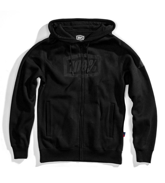 Bluza męska 100% SYNDICATE Hooded Zip Sweatshirt Black Black roz. M (NEW)