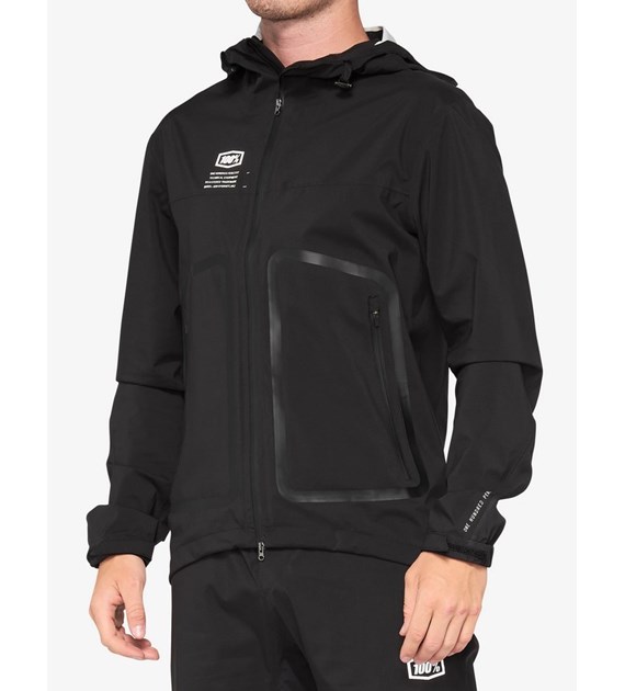 Kurtka męska 100% HYDROMATIC Jacket Black roz. M (WYPRZEDAŻ -50%)