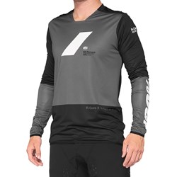 Koszulka męska 100% R-CORE X Jersey długi rękaw charcoal black roz. M (NEW 2021)