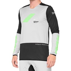 Koszulka męska 100% R-CORE X Jersey długi rękaw vapor black roz. M (NEW 2021)
