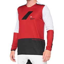 Koszulka męska 100% R-CORE X Jersey długi rękaw cherry black roz. M (NEW 2021)