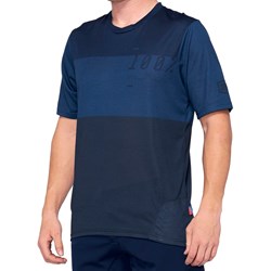 Koszulka męska 100% AIRMATIC Jersey krótki rękaw blue midnight roz. M