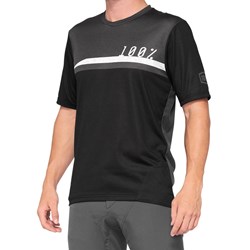 Koszulka męska 100% AIRMATIC Jersey krótki rękaw black charcoal roz. M (NEW 2021)
