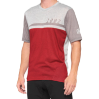 Koszulka męska 100% AIRMATIC Jersey krótki rękaw cherry grey roz. M (NEW 2021)