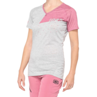 Koszulka damska 100% AIRMATIC Women's Jersey krótki rękaw grey mauve roz. S (NEW)