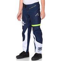 Spodnie juniorskie 100% R-CORE Pants dark blue yellow roz. 26 (40 EUR) (DWZ)