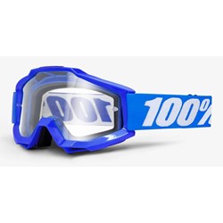 Gogle 100% ACCURI REFLEX BLUE (Szyba Przezroczysta Anti-Fog, LT 88%-92%)
