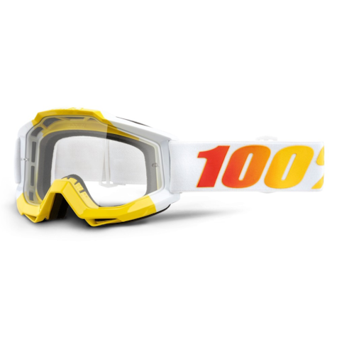 Gogle 100% ACCURI ASTRA (Szyba Przezroczysta Anti-Fog, LT 88%-92%) (WYPRZEDAŻ -50%)