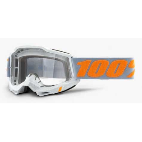 Gogle 100% ACCURI 2 SPEEDCO (Szyba Przezroczysta Anti-Fog, LT 88%-92%) (WYPRZEDAŻ -50%)