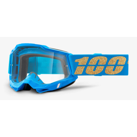 Gogle 100% ACCURI 2 WATERLOO (Szyba Przezroczysta Anti-Fog, LT 88%-92%) (WYPRZEDAŻ -50%)