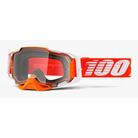 Gogle 100% ARMEGA REGAL Clear Lens (Szyba przezroczysta Anti-Fog, LT 88%-92%) (WYPRZEDAŻ -50%)