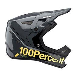 Kask full face juniorski 100% STATUS DH/BMX Helmet Carby Charcoal roz. M (49-50 cm)