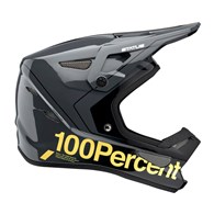 Kask full face juniorski 100% STATUS DH/BMX Helmet Carby Charcoal roz. L (51-52 cm)