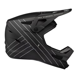 Kask full face juniorski 100% STATUS DH/BMX Helmet Essential Black roz. M (49-50 cm)
