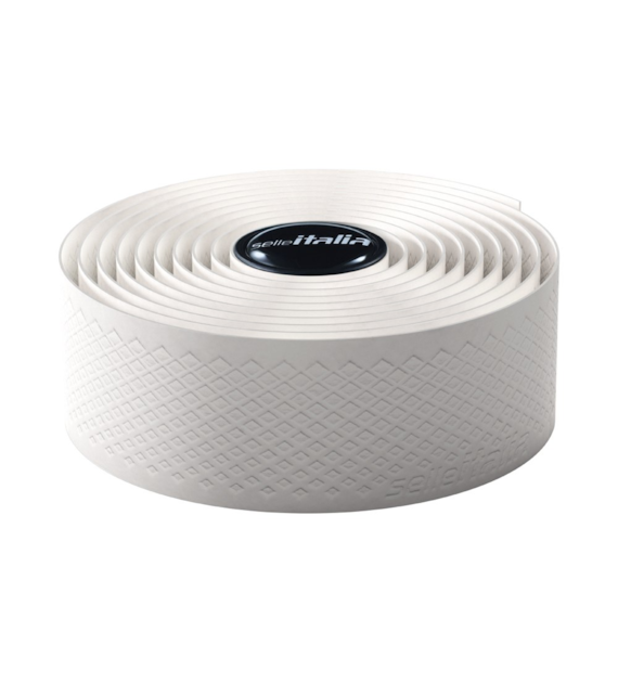 Owijka na kierownicę SELLE ITALIA SG-TAPE WHITE, 2,5mm, Pianka PU-Żel-Lycra, Biała, g, 2100 x 30mm (NEW)