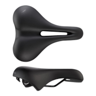 Siodło SELLE ITALIA SPORTOURING T 3 CITY FLOW, 267x210mm, Pręty Steel, Żel, 480g (NEW)