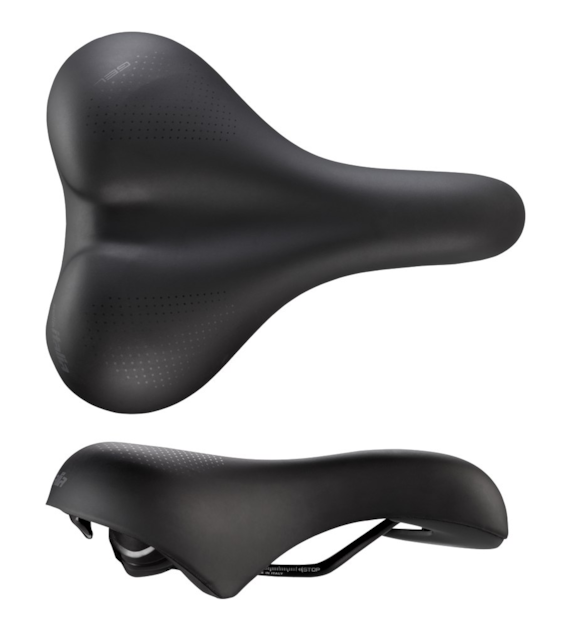 Siodło SELLE ITALIA SPORTOURING T 3 CITY, 267x210mm, Pręty Steel, Żel, 492g (NEW)