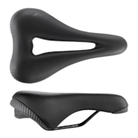 Siodło SELLE ITALIA SPORTOURING ST 1 TREKKING SUPERFLOW, 261x166mm, Pręty Steel, Żel, 477g (NEW)