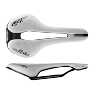 Siodło SELLE ITALIA FLITE BOOST KIT CARBONIO SUPERFLOW S WHITE (id match S3), Pręty Carbon, 157g, Białe (NEW)