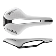 Siodło SELLE ITALIA FLITE BOOST KIT CARBONIO SUPERFLOW L WHITE (id match L3), Pręty Carbon, 162g, Białe (NEW)