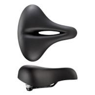 Siodło SELLE ITALIA SPORTOURING T 2 CITY FLOW, 258x233mm, Pręty Steel, Żel, 671g (NEW)