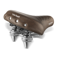 Siodło SELLEROYAL DRIFTER PLUS RELAXED 90st. unisex, żelowe + sprężyny, brązowe (NEW)