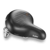 Siodło SELLEROYAL DRIFTER SMALL STRENGTEX RELAXED 90st. unisex, żelowe + sprężyny, czarne (NEW)