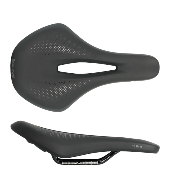 Siodło SELLEROYAL SRX OPEN WIDE ATHLETIC 45st. 158mm, Pianka Foam Matrix, wycięcie ergonomiczne, unisex 315g (NEW)