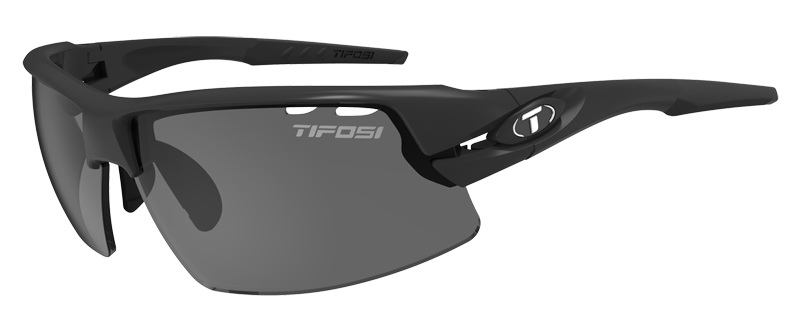 Okulary TIFOSI CRIT matte black (3 szkła Smoke 15%, AC Red 39%, Clear 90% transmisja światła) (NEW)