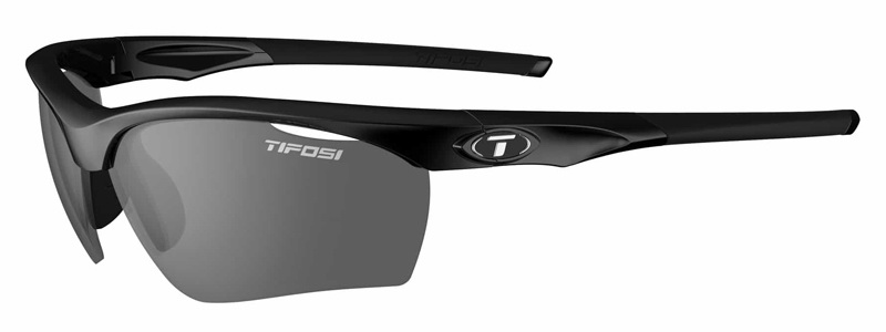 Okulary TIFOSI VERO POLARIZED gloss black (1szkło Smoke POLARYZACJA 12,1% transmisja światła) (NEW)