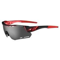 Okulary TIFOSI ALLIANT black red (3szkła Smoke 15,4% transmisja światła, AC Red, Clear) (NEW)