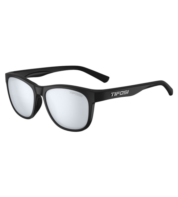 Okulary TIFOSI SWANK satin black (1 szkło Smoke Bright Blue Mirror 13% transmisji światła) (NEW)