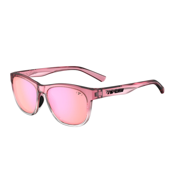 Okulary TIFOSI SWANK crystal pink fade (1 szkło Pink Mirror 13% transmisji światła) (NEW) (Breast Cancer Awareness Month) (LIMITED EDITION) (NEW).