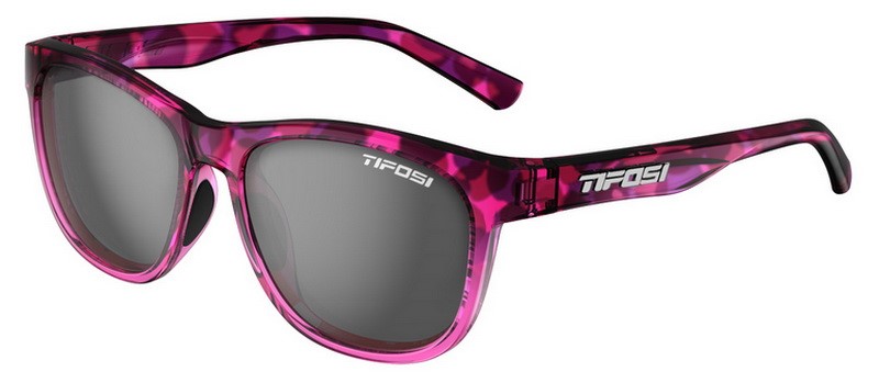 Okulary TIFOSI SWANK pink confetti (1 szkło Smoke 15% transmisji światła) (DWZ)