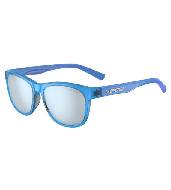 Okulary TIFOSI SWANK crystal sky blue (1 szkło Smoke Bright Blue Mirror 15% transmisji światła) (NEW)