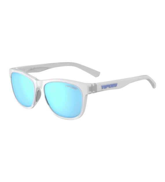 Okulary TIFOSI SWANK CLARION POLARIZED satin clear (1 szkło Clarion Blue POLARYZACJA 15% transmisji światła) (NEW)