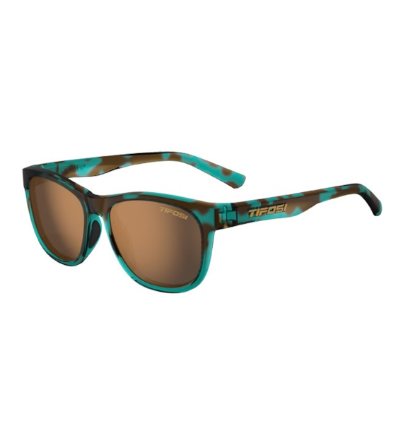 Okulary TIFOSI SWANK POLARIZED blue confetti (1 szkło Brown POLARYZACJA 14% transmisji światła) (NEW)