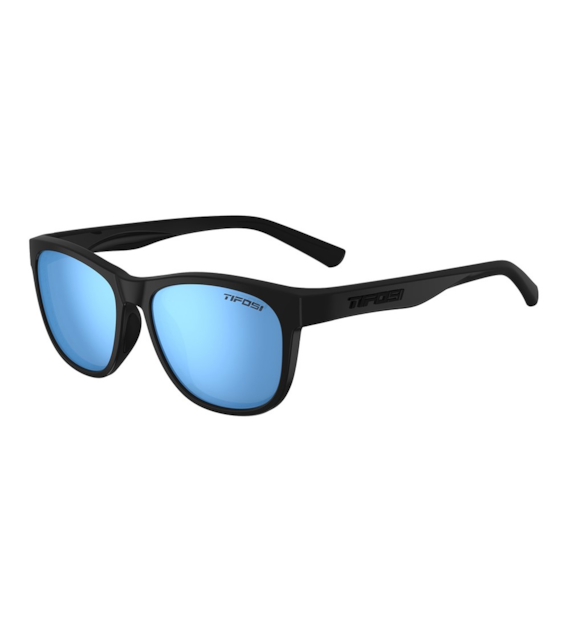 Okulary TIFOSI SWANK POLARIZED blackout (1 szkło Sky Blue Mirror POLARYZACJA ~12% transmisji światła) (NEW)