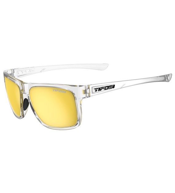 Okulary TIFOSI SWICK crystal clear (1 szkło Smoke Yellow 11,2% transmisja światła) (NEW)
