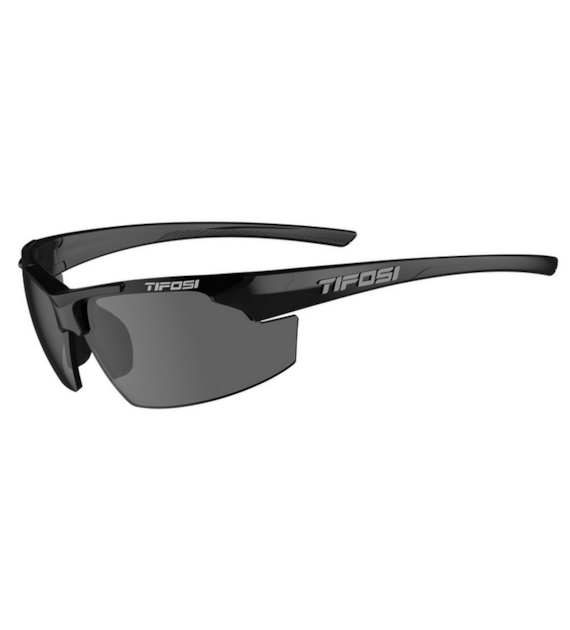 Okulary TIFOSI TRACK gloss black (1 szkło Smoke 15% transmisji światła) (DWZ)