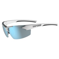 Okulary TIFOSI TRACK white/black (1 szkło Smoke Bright Blue 11,2% transmisja światła) (NEW)