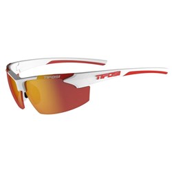 Okulary TIFOSI TRACK white/red (1 szkło Smoke Red 15,4% transmisja światła) (NEW)