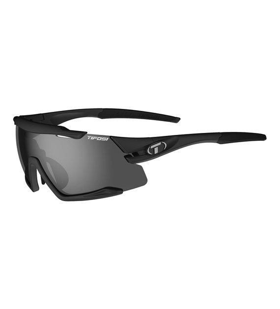 Okulary TIFOSI AETHON matte black (3szkła 15,4% Smoke, 41,4% AC Red, 95,6% Clear)