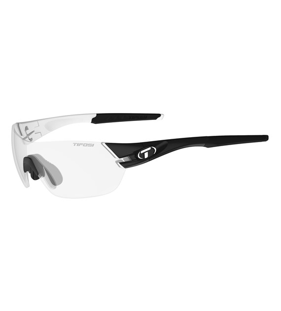 Okulary TIFOSI SLICE FOTOTEC black white (1szkło Light Night FOTOCHROM 75,9%-27,7% transmisja światła)