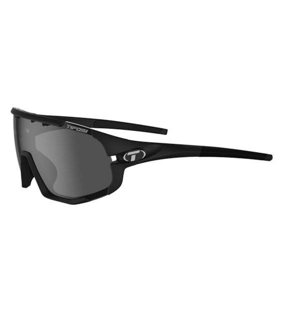 Okulary TIFOSI SLEDGE matte black (3 szkła Smoke 15%, AC Red 39%, Clear 90% transmisji światła) (NEW).