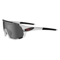 Okulary TIFOSI SLEDGE matte white (3 szkła Smoke 15%, AC Red 39%, Clear 90% transmisji światła) (NEW).